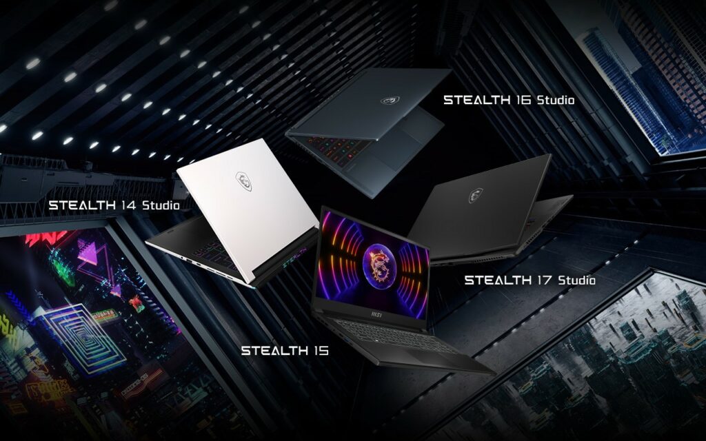 04 纖薄與高效能完美結合的Stealth系列電競筆電，這次帶來符合各種使用情境需求的尺寸選擇