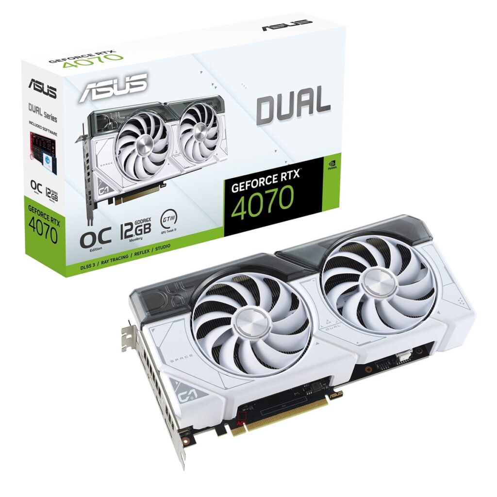 ASUS Dual White GeForce RTX 4070 1