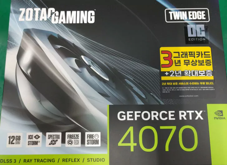 Zotac GeForce RTX 4070 Twin Edge OC Graphics Card 1