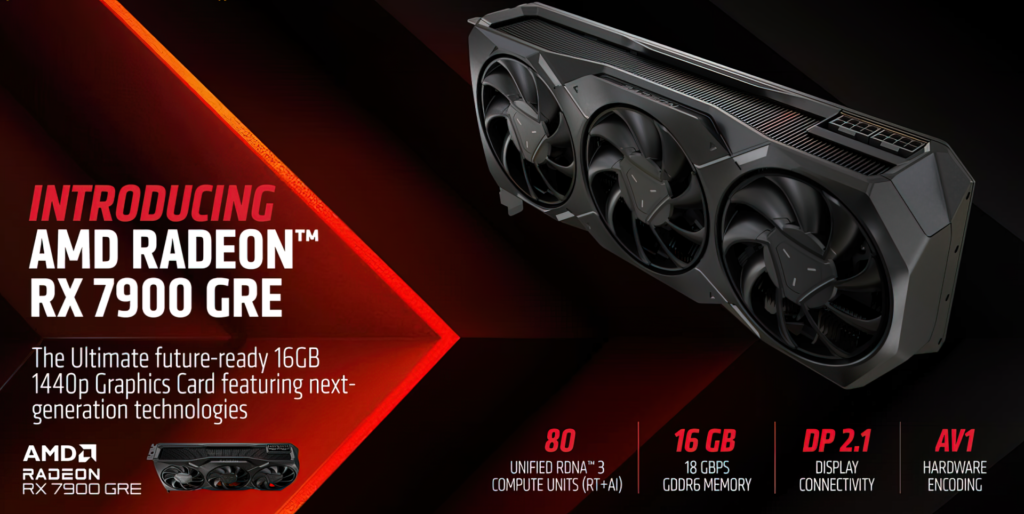 AMD Radeon RX 7900 GRE Official