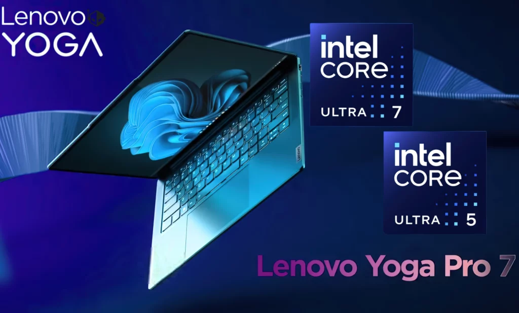 Intel Meteor Lake CPU Lenovo Yoga Pro 7 Laptops