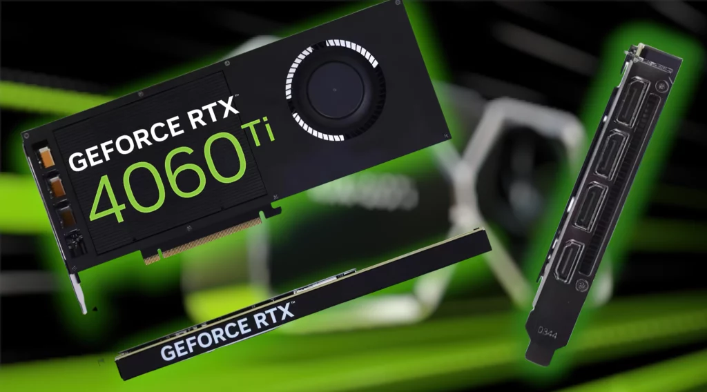 NVIDIA GeForce RTX 4060 Ti 16GB Single Slot Blower Fan GPU