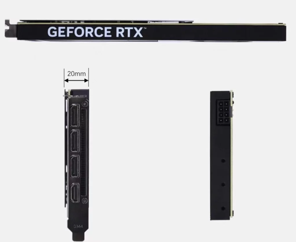 NVIDIA GeForce RTX 4060 Ti 16GB Single Slot Blower Fan GPU 2