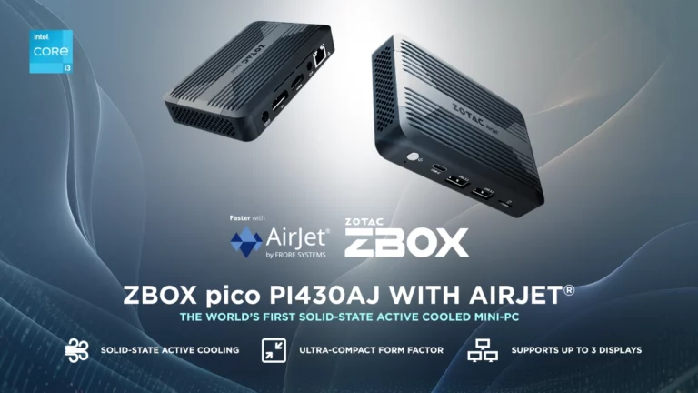 ZBOX pico PI430AJ with AirJet Launch