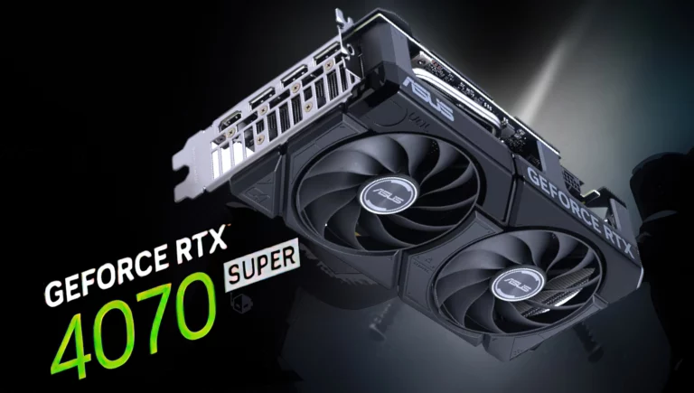 ASUS RTX 4070 SUPER Dual 12 GB GPU Graphics Card