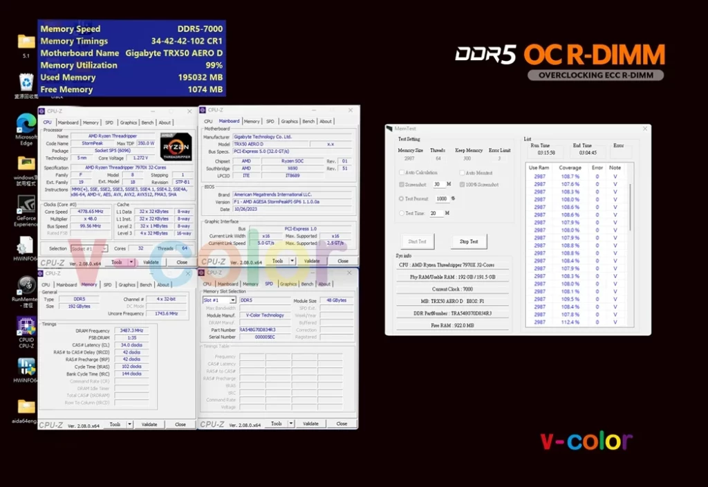 V COLOR DDR5 OC 3