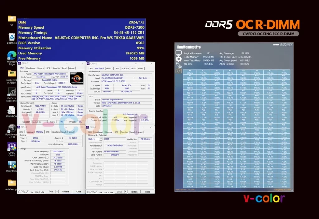 V COLOR DDR5 OC 4