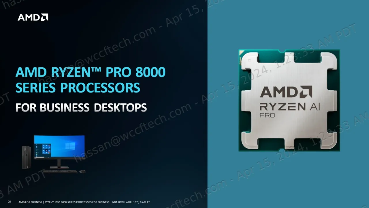 AMD Ryzen Pro 8000 apu AI PRO 2