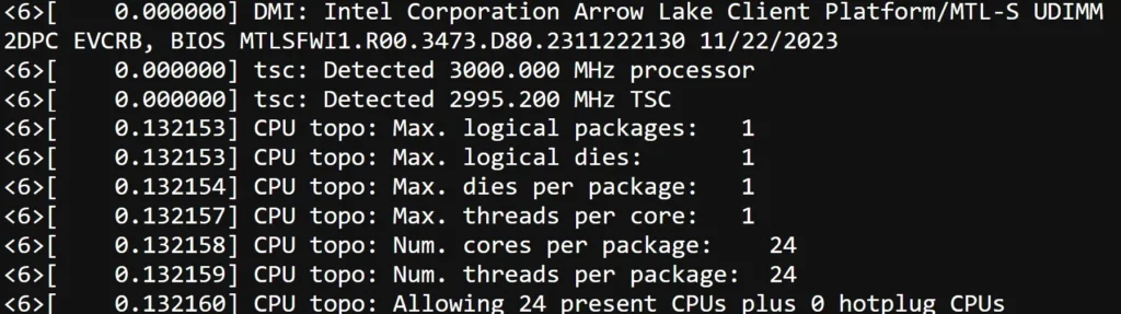 Intel Arrow Lake S Desktop CPU Core Ultra 200 24 Core 1