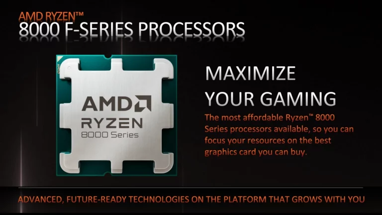 AMD Ryzen 8000F Ryzen 7 8700F Ryzen 5 8400F Hawk Point APUs Launch 1