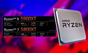 AMD RYZEN 9 5900XT Ryzen 7 5700XT