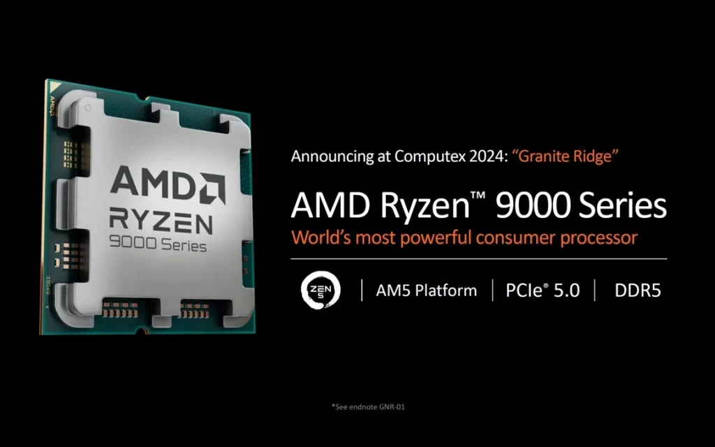 AMD Ryzen 9000 Zen 5 Desktop CPUs 1