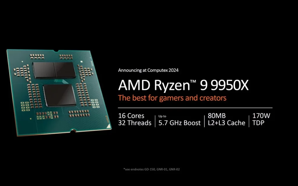 AMD Ryzen 9000 Zen 5 Desktop CPUs 9